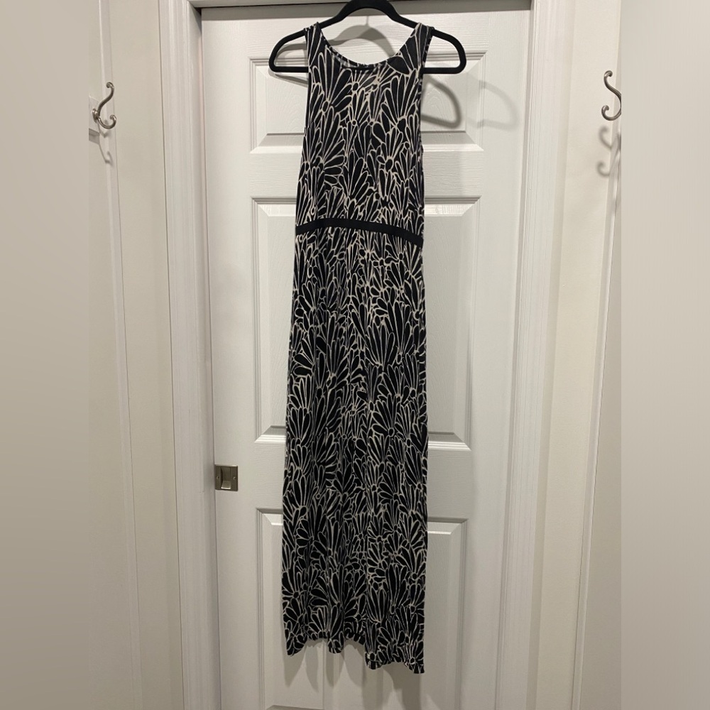Long black & cream sundress